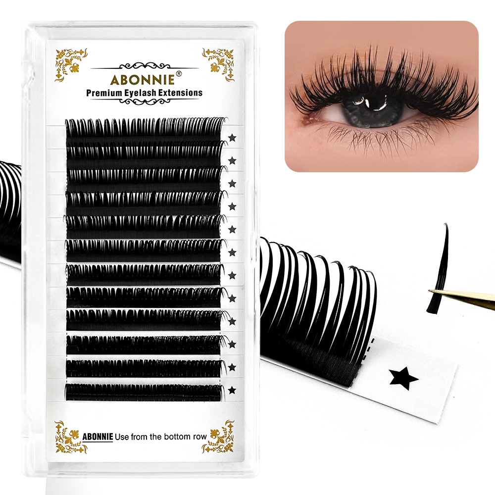 Eyelash Extensions Classic - Abonnie extensões de cílios com pontas