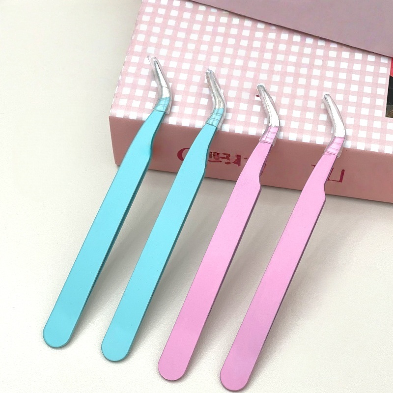 Eyelash Extension Home Service - Pinça de cílios de precisão, aço