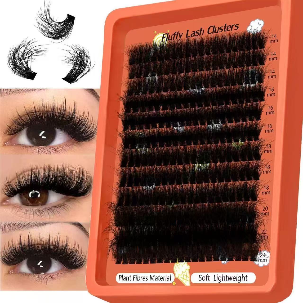 Eyelash Extension Home Service - Cílios Postiços em Cacho 80D-100D, Curvatura