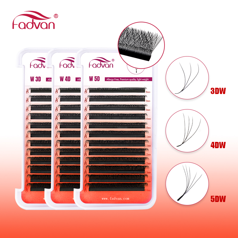 Eyelash Extension Hybrid - Cílios FADVAN W 3D 4D 5D