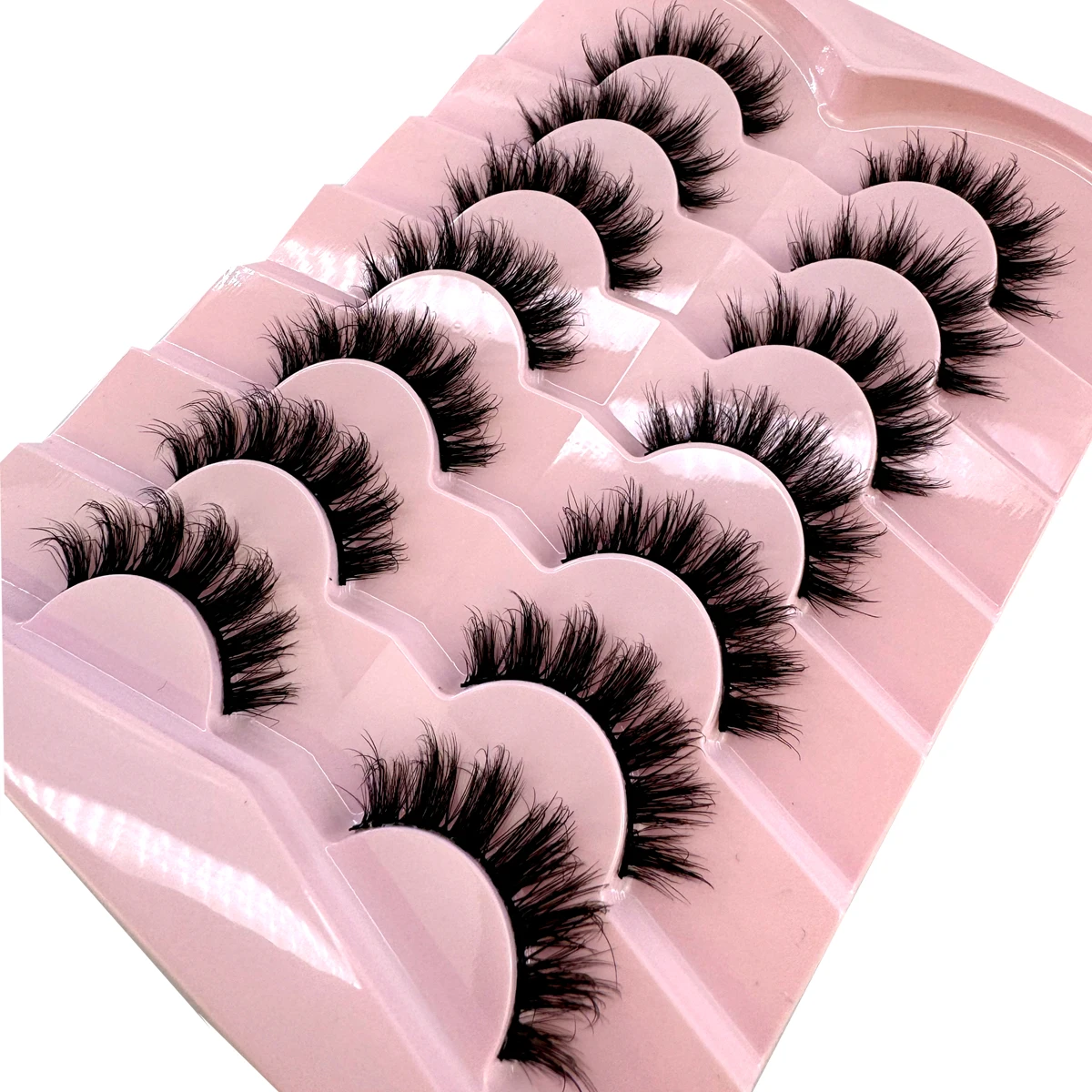 Eyelash Extension Cat Eye - AMSDCN 7 Pares de Cílios Postiços