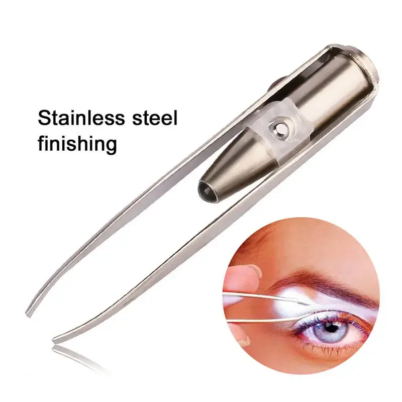 Eyelash Extension Led - 1/3 pçs led pinças de sobrancelha