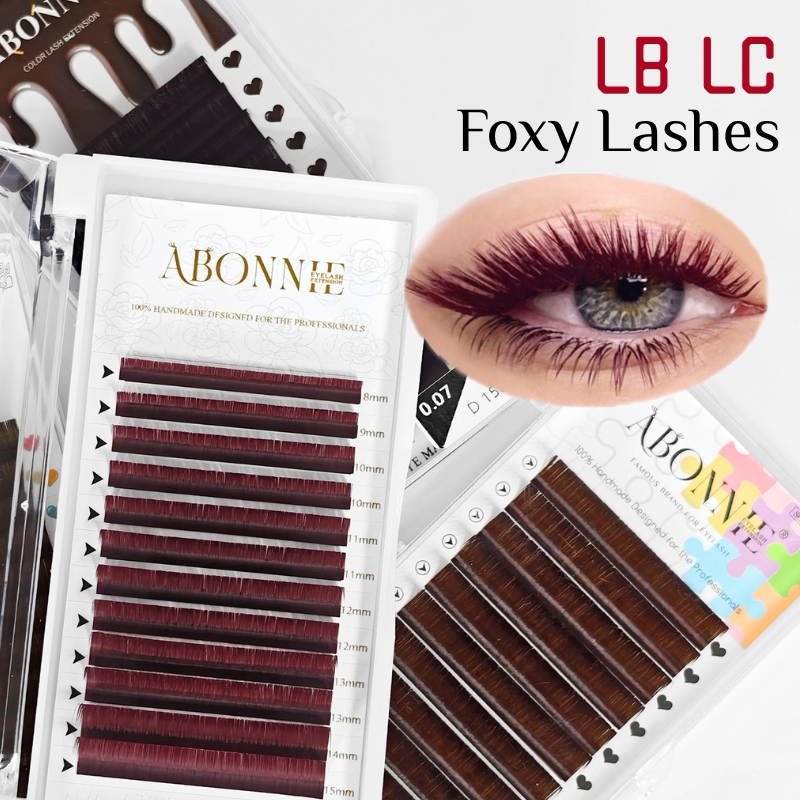Eyelash Extensions Classic - Cílios Postiços Clássicos Borgonha Vinho Tinto
