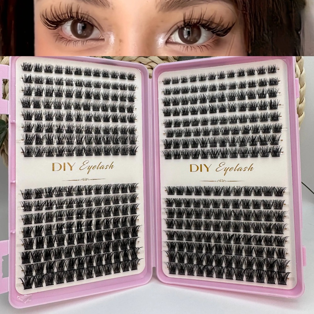 Eyelash Extension Home Service - 384 Cílios Individuais em Livro, Extensões