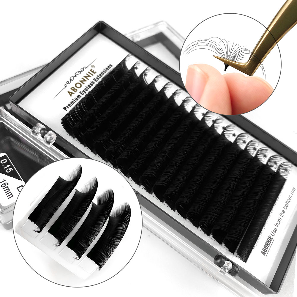 Eyelash Extensions Classic - Abonnie cílios extensão de seda macia