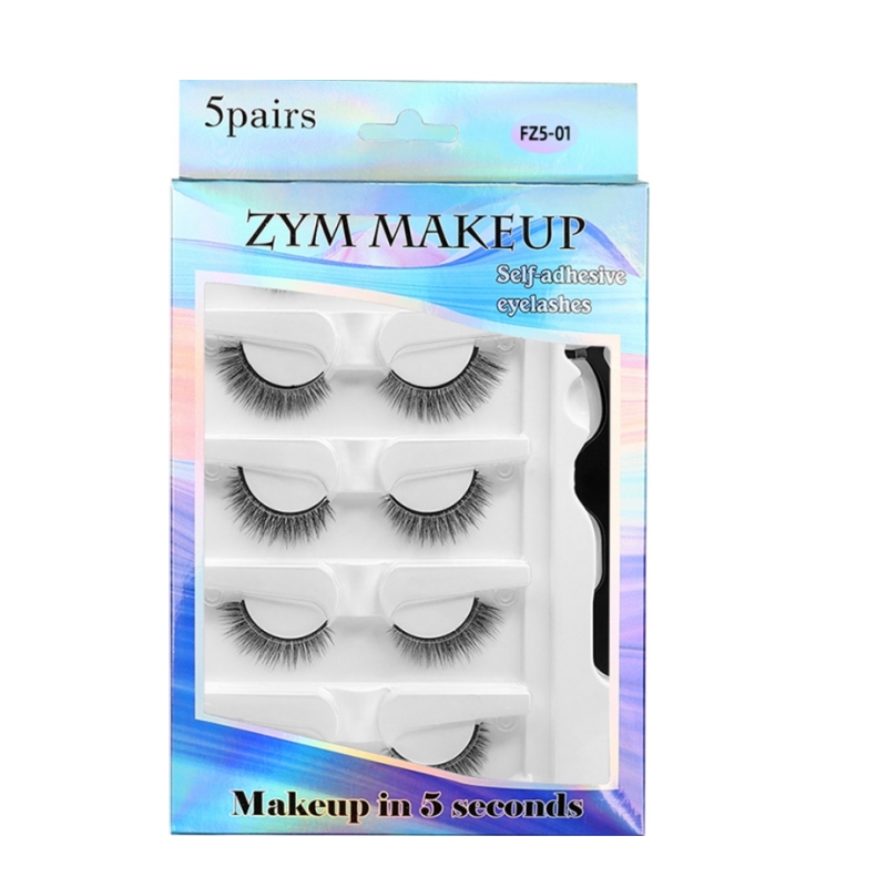 5 PARES de Cílios Postiços Sem - Sensitive Lash Glue avaliação e preço