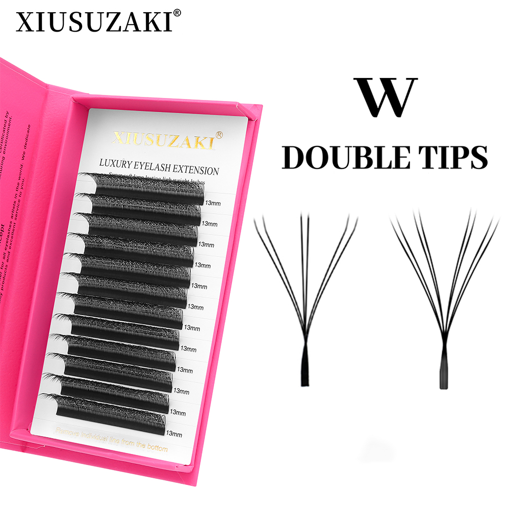 Xusuzaki pontas duplas 3d 4d w - Eyelash Extension Double Volume avaliação e preço
