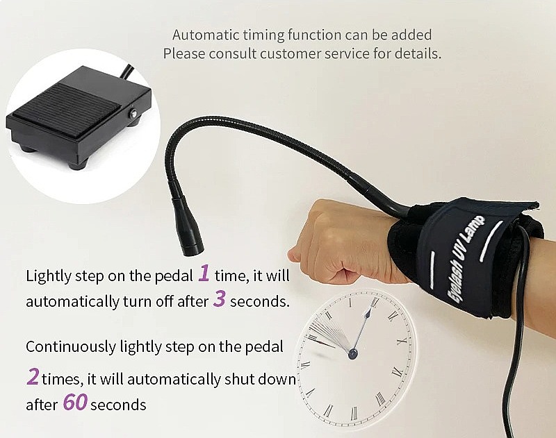 Lâmpada LED UV com Pedal para  - Eyelash Extension Led avaliação e preço