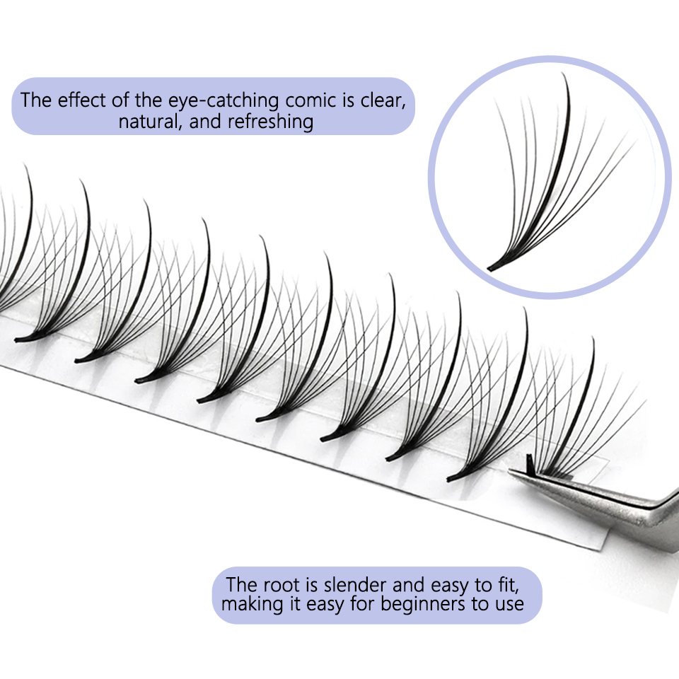 Aguud 3d 5d 7d 9d 11d 13d 15d  - Eyelash Extension Hybrid avaliação e preço