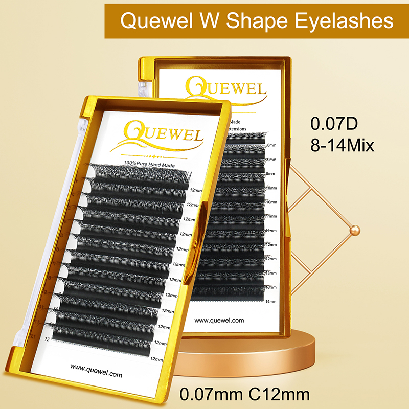 Quewel ponta dupla 6d w volume - Eyelash Extension Double Volume avaliação e preço