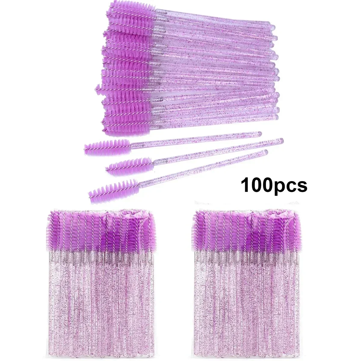 Atacado 100 pçs escovas de cíl - Eyelash Extension Options avaliação e preço