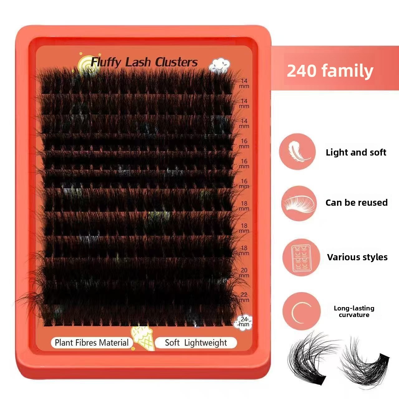 Cílios Postiços em Cacho 80D-1 - Eyelash Extension Home Service avaliação e preço