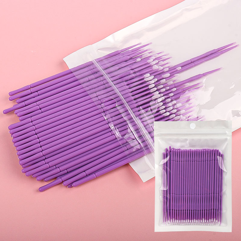 100 pçs/saco bambu cílios exte - Eyelash Extension Cleaning avaliação e preço