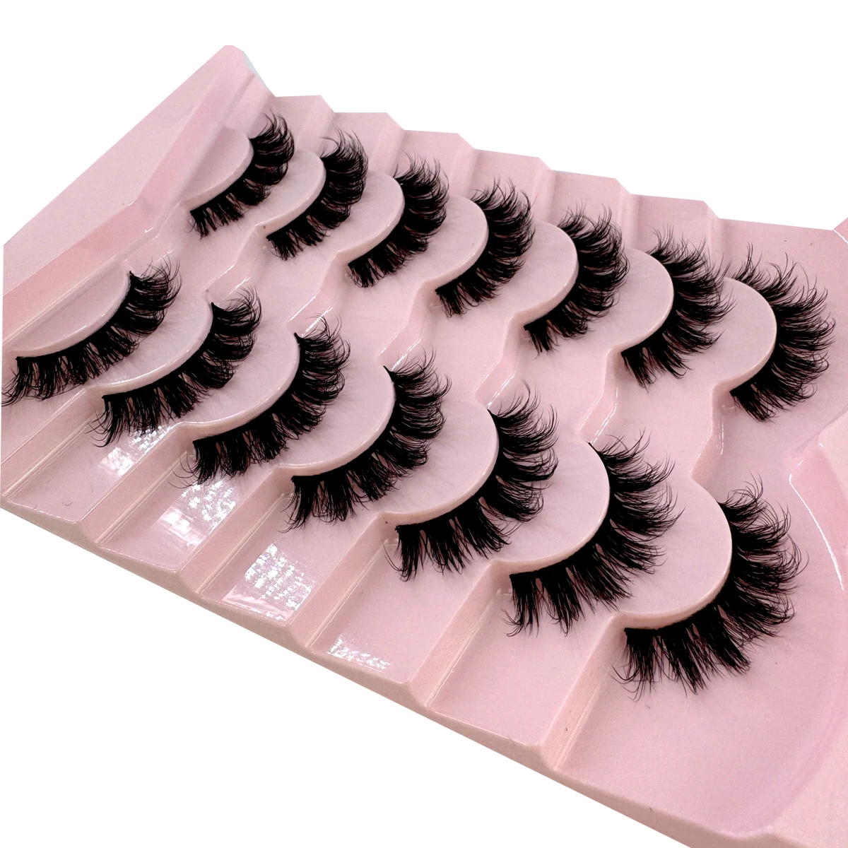 AMSDCN 7 Pares de Cílios Posti - Eyelash Extension Cat Eye avaliação e preço