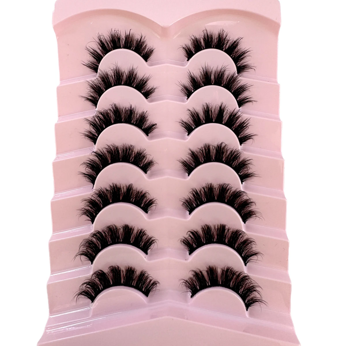 AMSDCN 7 Pares de Cílios Posti - Eyelash Extension Cat Eye avaliação e preço