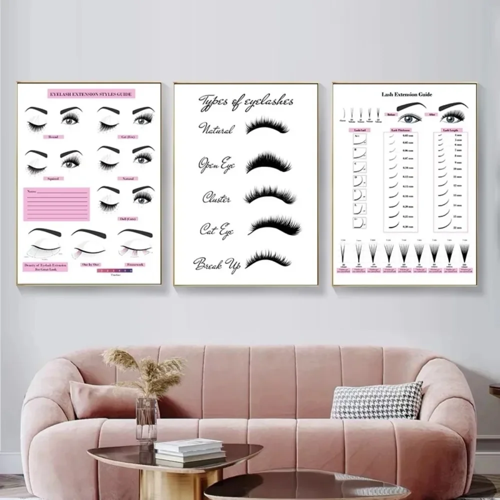 Pintura em tela hd impressão c - Eyelash Extensions avaliação e preço
