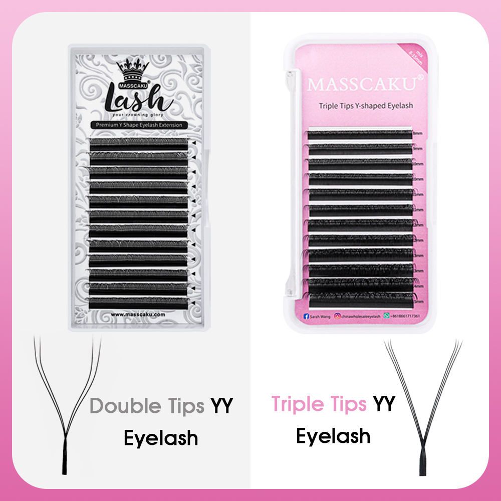 Masscaku venda quente natural  - Eyelash Extension Double Volume avaliação e preço