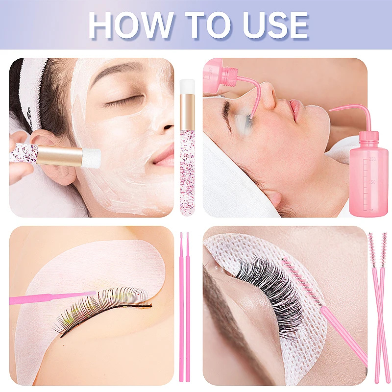 153 pçs/set Kit de Suprimentos - Eyelash Extension Cleaning avaliação e preço
