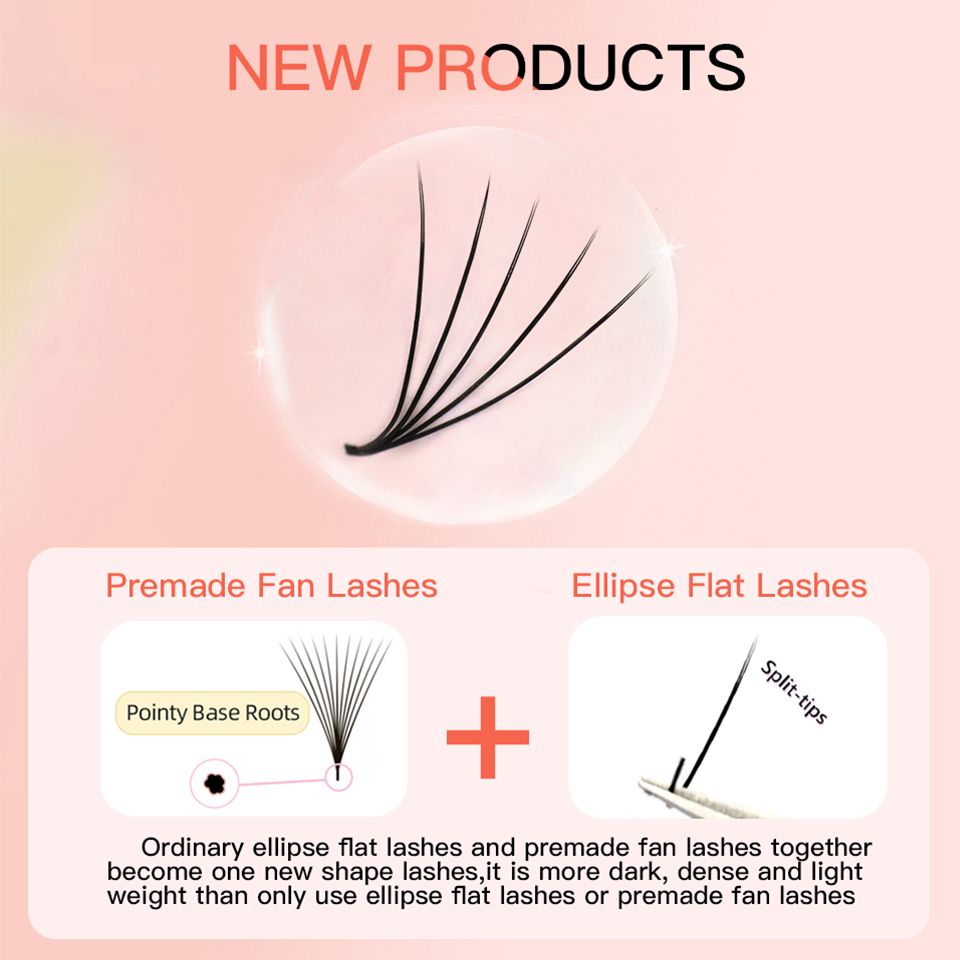Cílios Premontados AGUUD Camel - Eyelash Extension Double Volume avaliação e preço