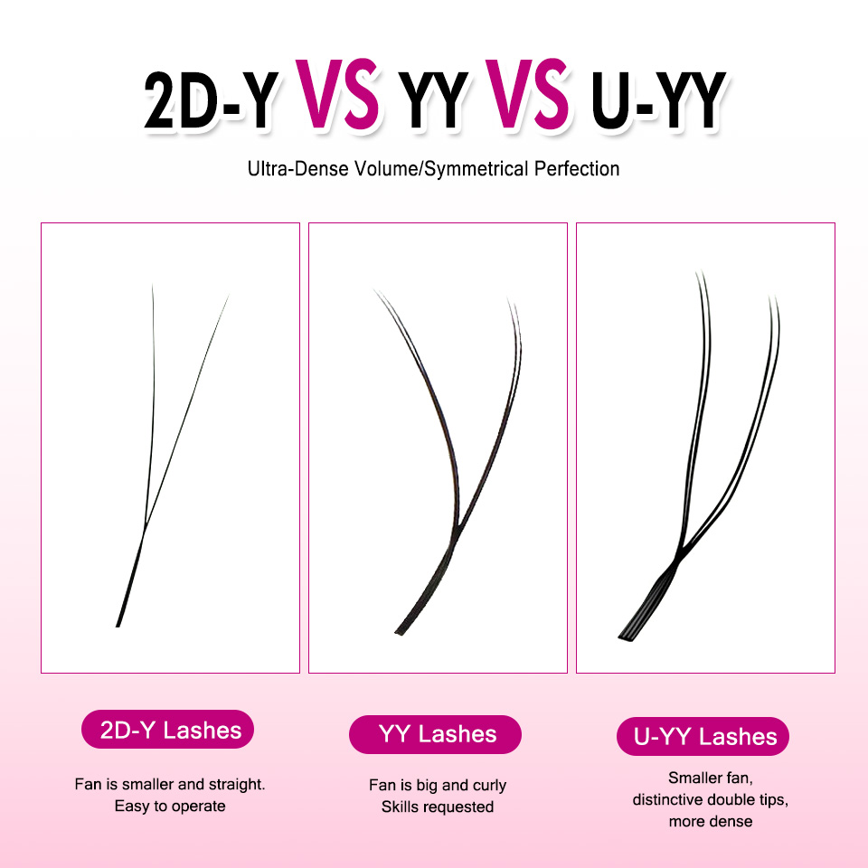 Rujade em forma de u yy extens - Eyelash Extension Double Volume avaliação e preço