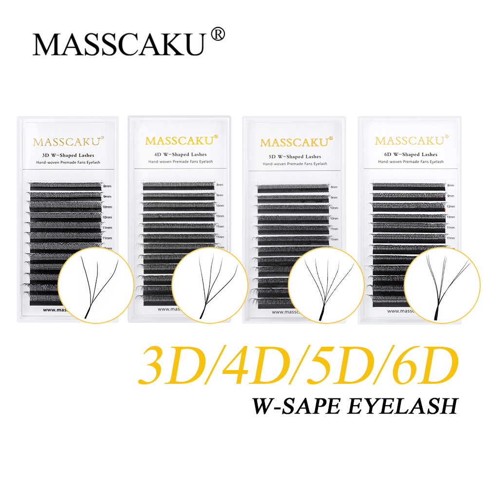 Masscaku 3d 6d 8d w forma cíli - Eyelash Extension Hybrid avaliação e preço