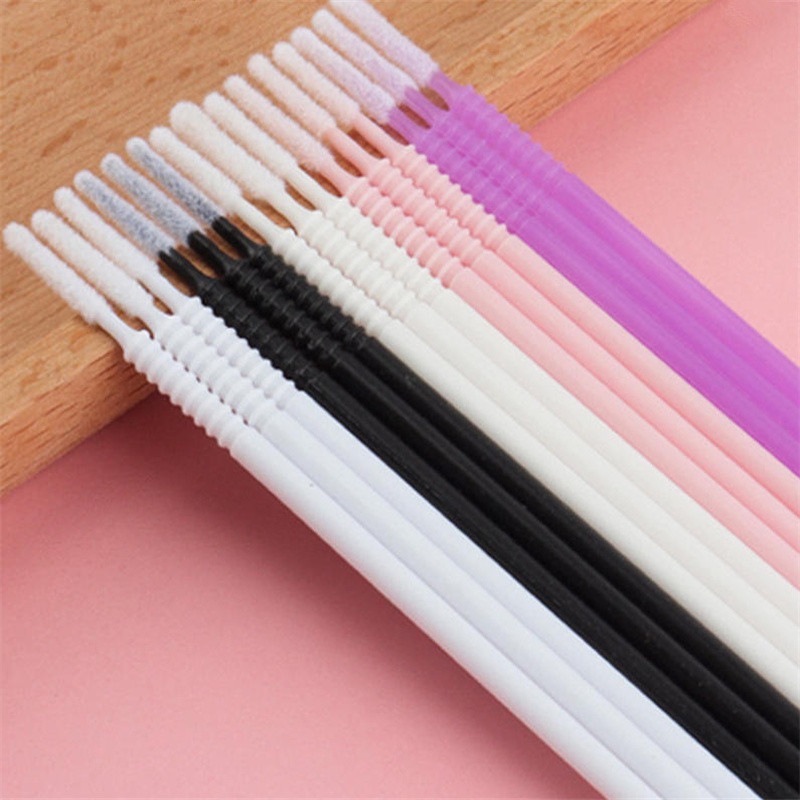100/200/1000PCS Cotonetes Desc - Eyelash Extension Cleaning avaliação e preço